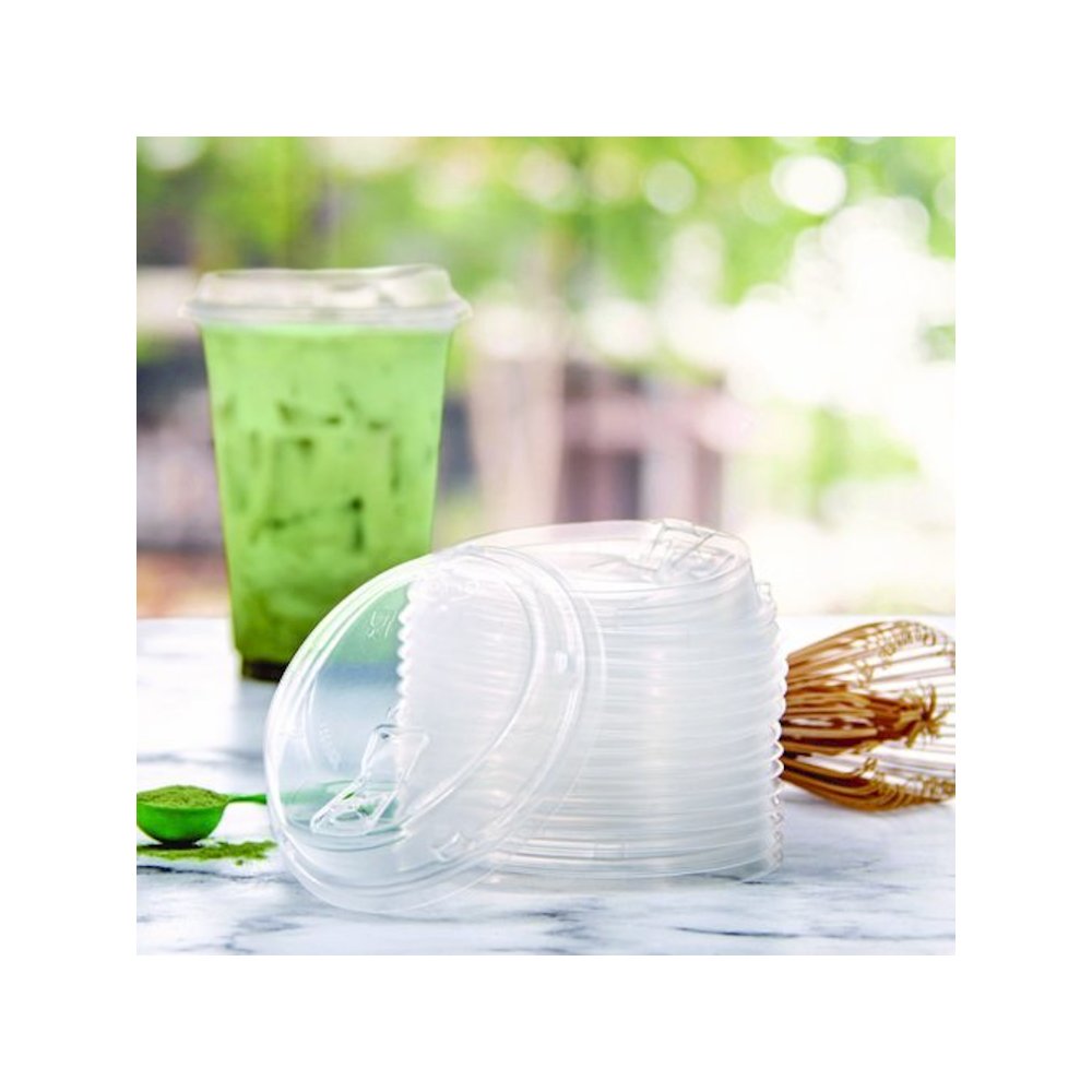 Prima Strawless Plastic Lids, Fits 9 oz to 20 oz Cold Cups, Clear, 1,000/Carton. Picture 5
