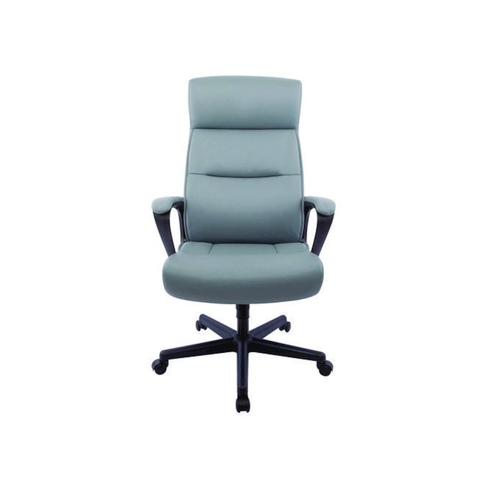 Alera Oxnam Series High-Back Task Chair, Supports Up to 275 lb, 17.56 to 21.38 Seat Height, Gray Seat, Gray Back, Black Base. Picture 2
