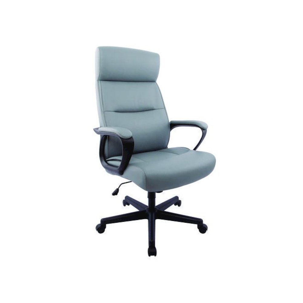 Alera Oxnam Series High-Back Task Chair, Supports Up to 275 lb, 17.56 to 21.38 Seat Height, Gray Seat, Gray Back, Black Base. Picture 1