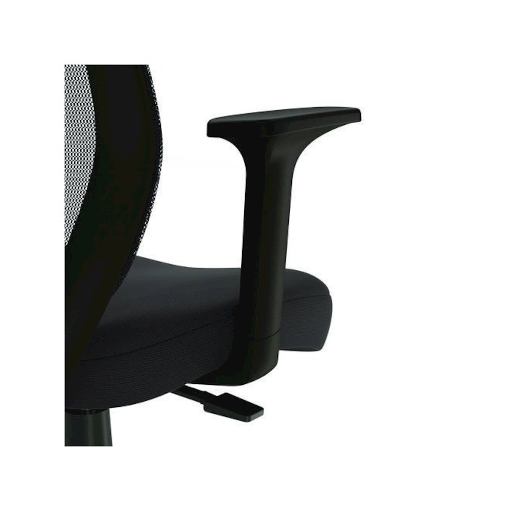 Alera Wessex Drafting Stool, Mesh Back, Supports Up to 275 lb, 27.95 to 33.66 Seat Height, Black Seat, Black Back, Black Base. Picture 5