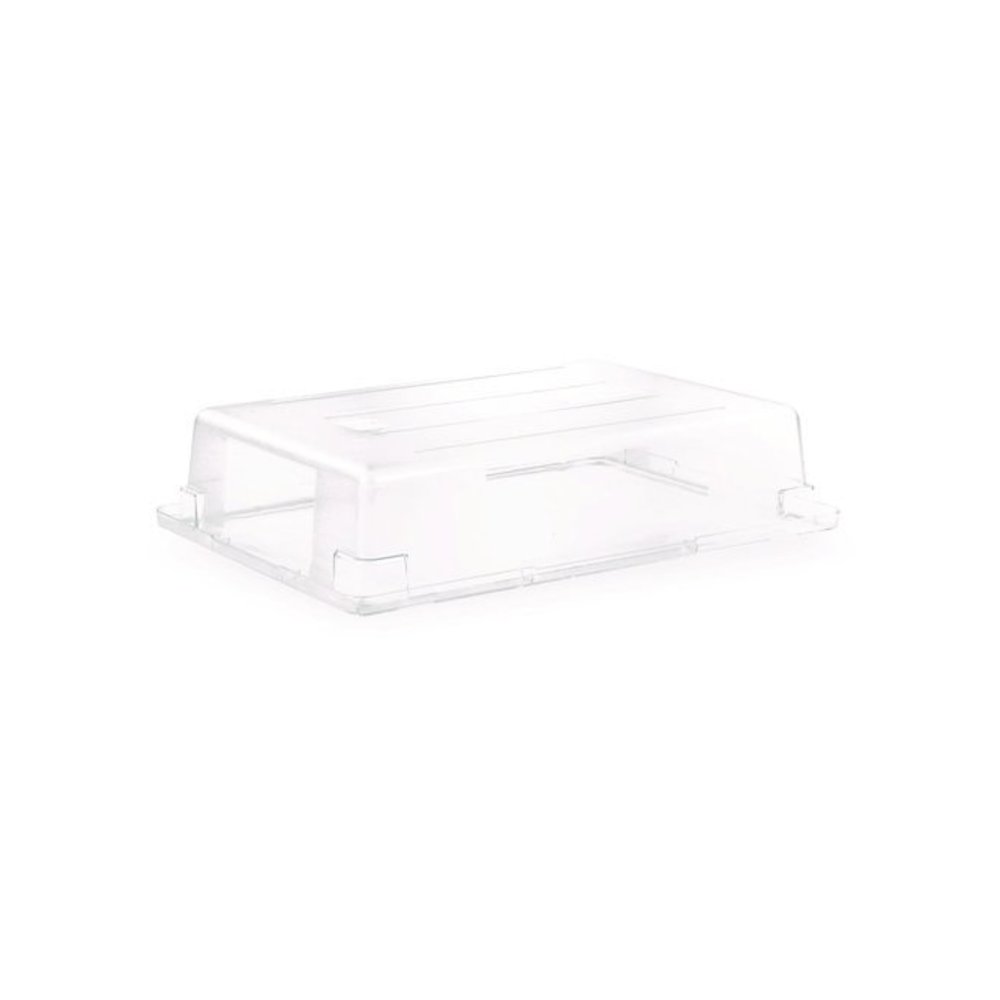 StorPlus Polycarbonate Food Storage Container, 8.5 gal, 18 x 26 x 6, Clear, Plastic. Picture 2