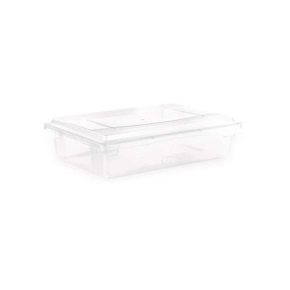 StorPlus Polycarbonate Food Storage Container, 8.5 gal, 18 x 26 x 6, Clear, Plastic. Picture 3