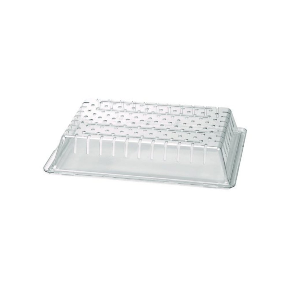 StorPlus Polycarbonate Food Storage Container Colander, 18 x 26 x 5, Clear, Plastic. Picture 3