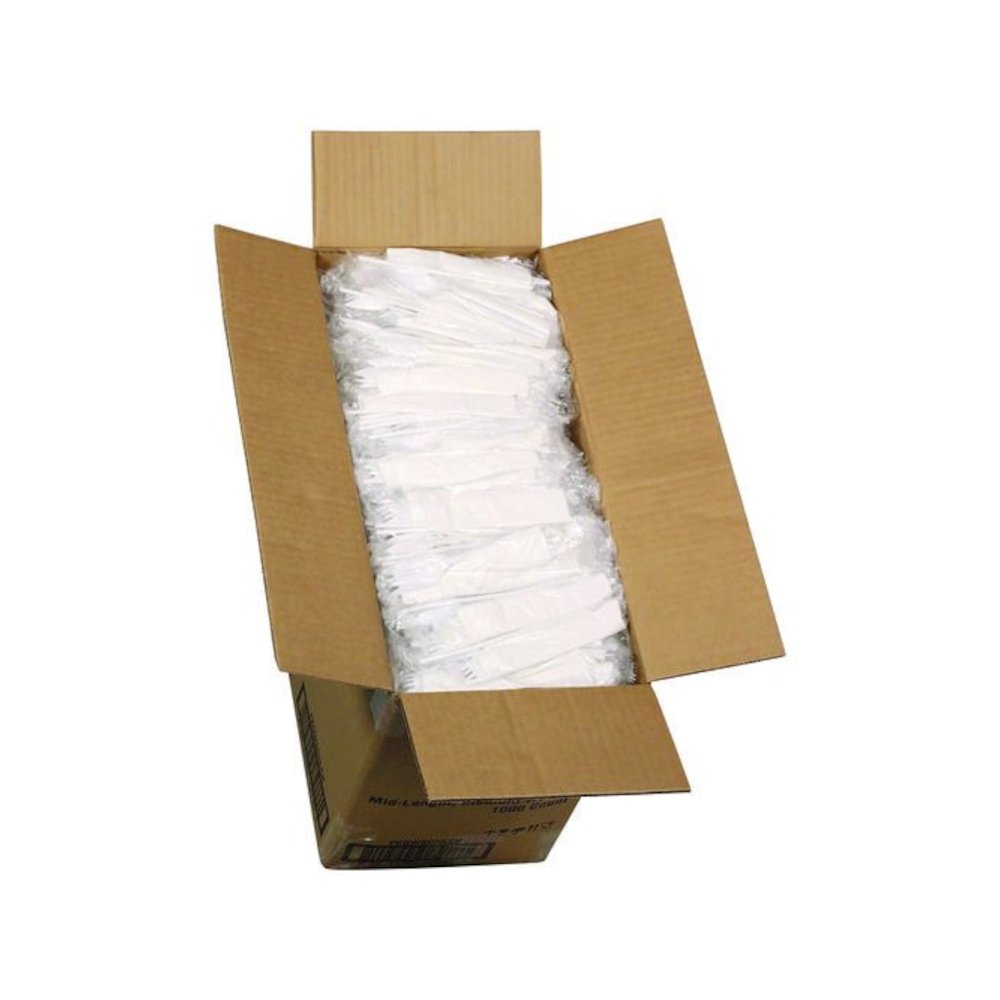 Fieldware Cutlery Kit, Mediumweight, Napkin/Spork/Straw, Plastic, White, 1,000/Carton. Picture 4