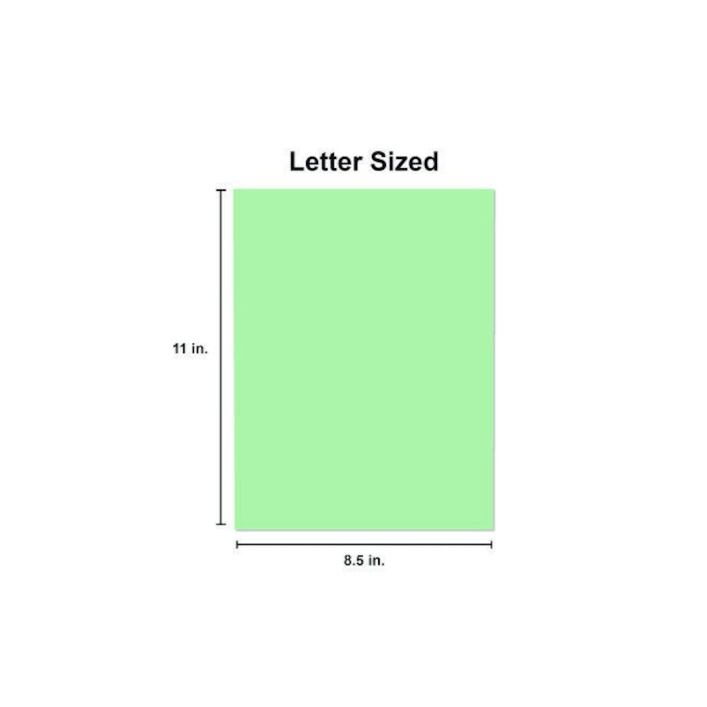 Deluxe Colored Paper, 20 lb Bond Weight, 8.5 x 11, Green, 500/Ream. Picture 3