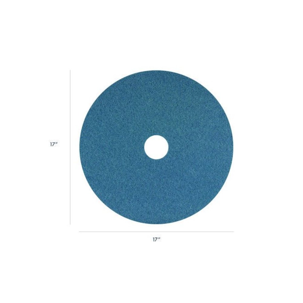 Cleaner Pads, 17", Blue, 5/Carton. Picture 2