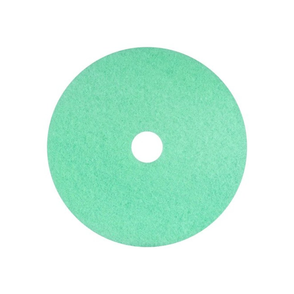 Luster Lite Burnishing Pad, 20" Diameter, Sky Blue, 5/Carton. Picture 1
