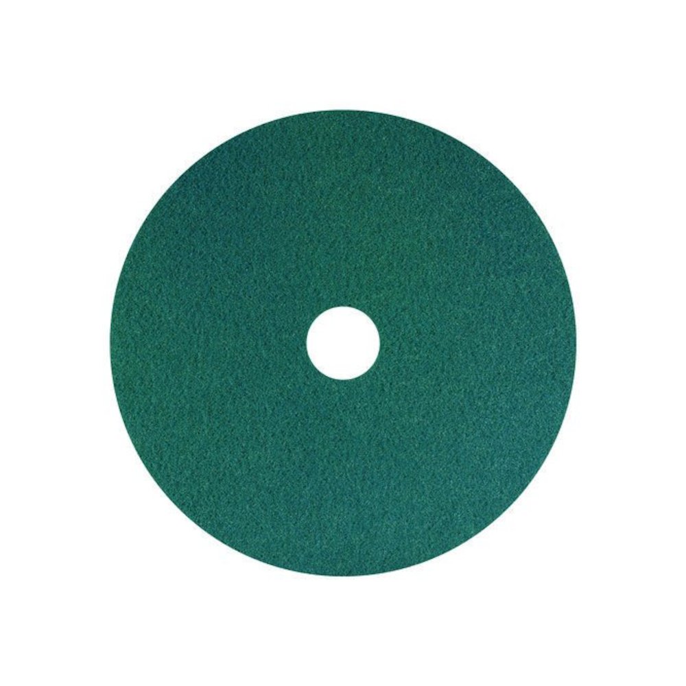 SmartScrub Floor Pad, 20" Diameter, Blue/Yellow, 5/Carton. Picture 1