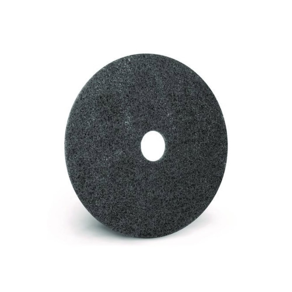 Titan Stripping Pad, 20" Diameter, Gray, 5/Carton. Picture 3