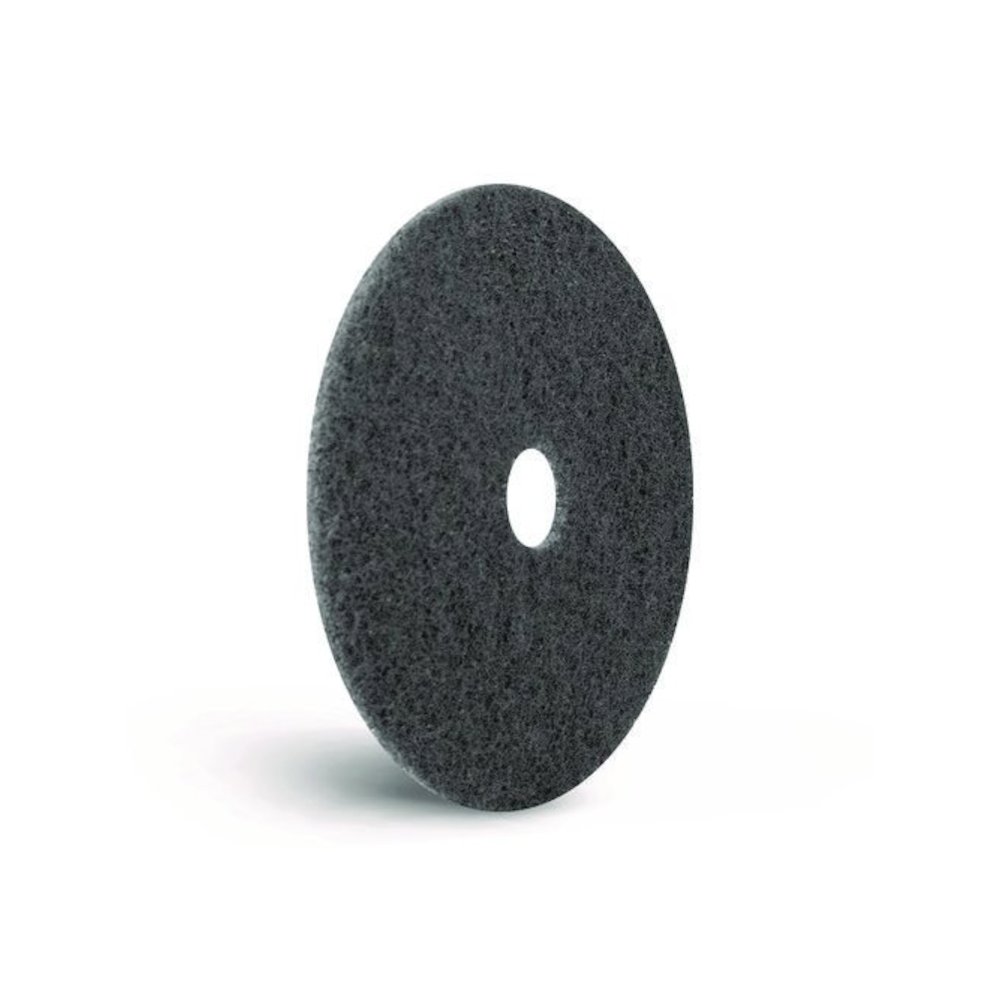 Titan Stripping Pad, 20" Diameter, Gray, 5/Carton. Picture 4