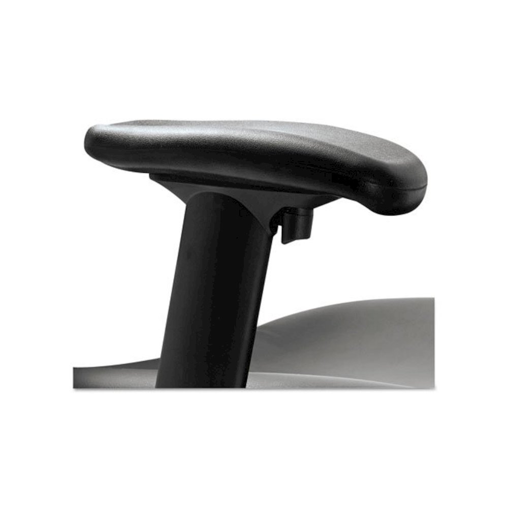 Alera Elusion Series Mesh Mid-Back Multifunction Chair, Supports Up to 275 lb, 17.7" to 21.4" Seat Height, Black. Picture 7