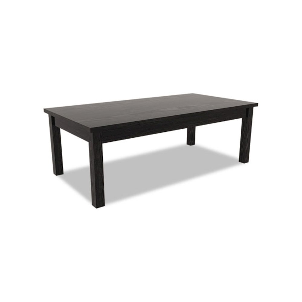 Alera Valencia Series Occasional Table, Rectangle, 47.25w x 19.13d x 16.38h, Black. Picture 1