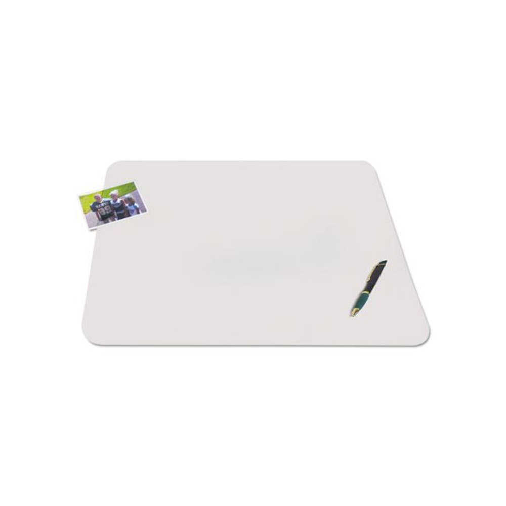 KrystalView Desk Pad with Antimicrobial Protection, Matte Finish, 36" x 20", Clear. Picture 2