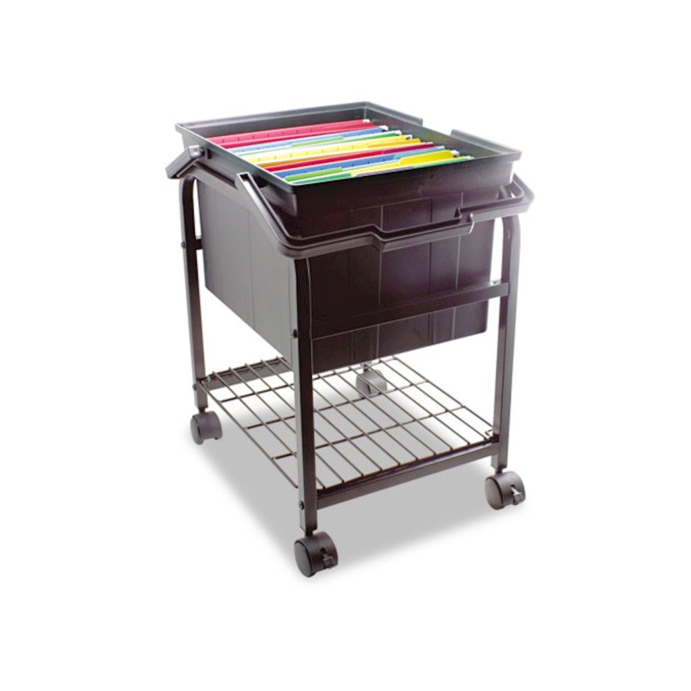 Companion Portable File, Letter/Legal Files, 17" x 14" x 11", Black. Picture 3