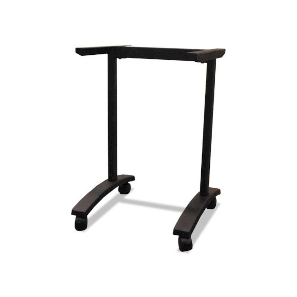 Alera Valencia Series Training Table T-Leg Base, 24.5w x 19.75d x 28.5h, Black. Picture 1
