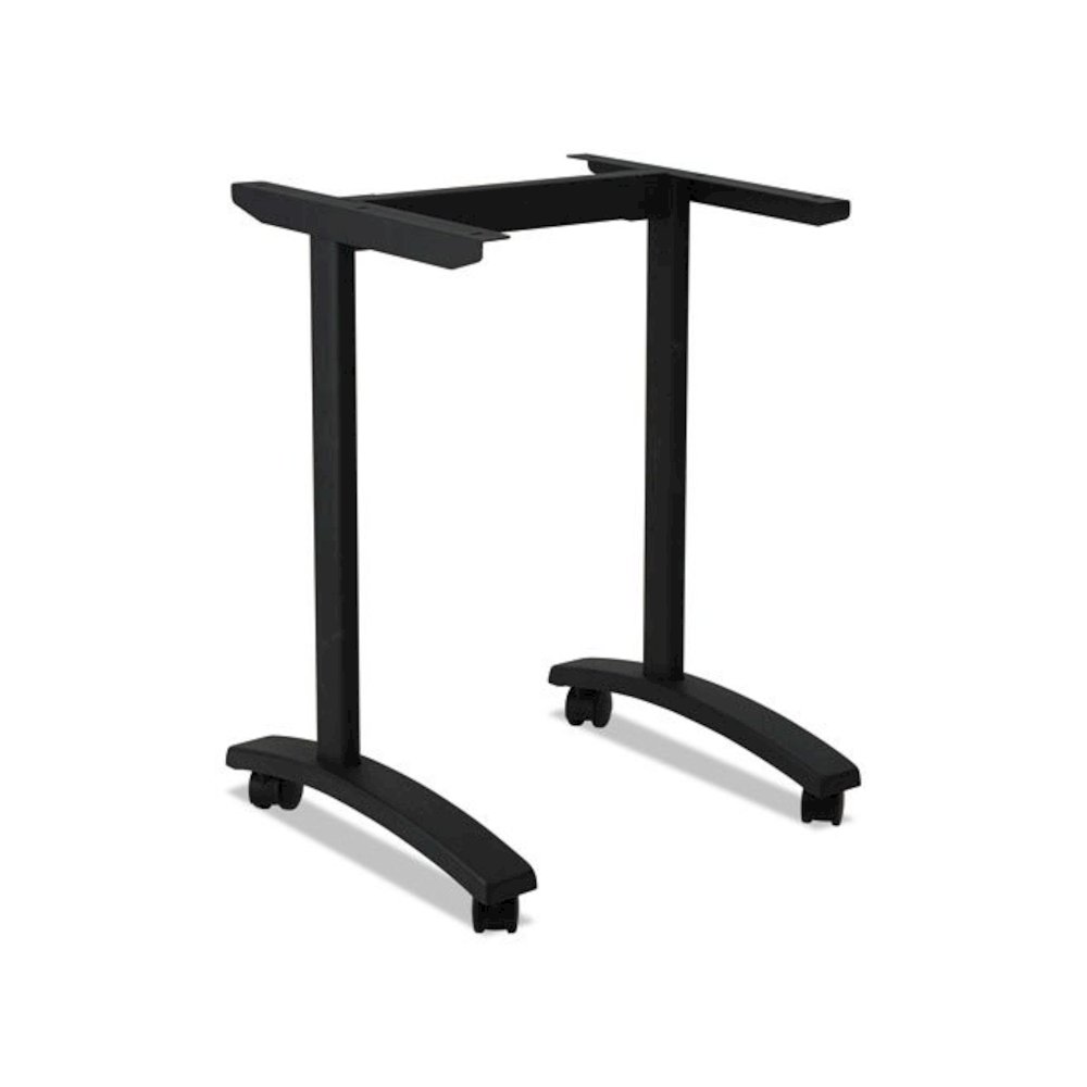 Alera Valencia Series Training Table T-Leg Base, 24.5w x 19.75d x 28.5h, Black. Picture 2