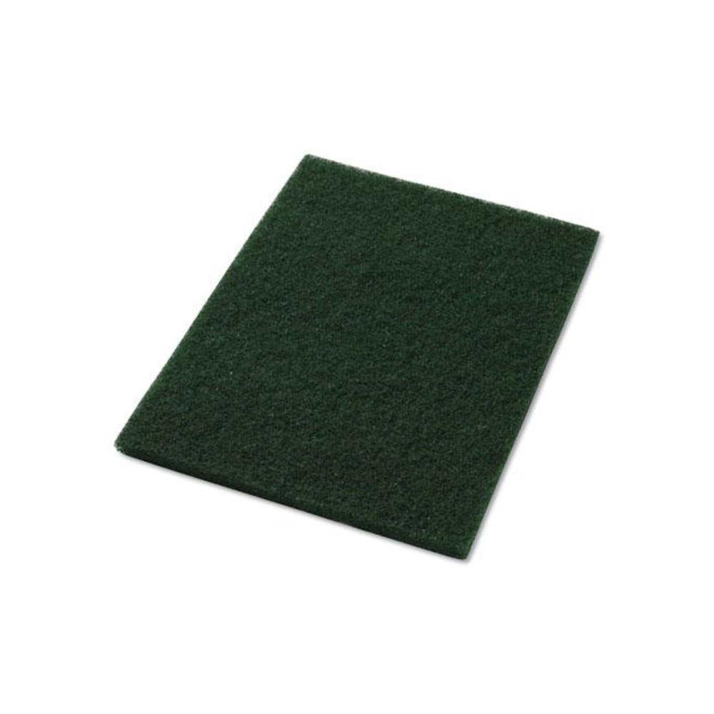 Scrubbing Pads, 14" x 20", Green, 5/Carton. Picture 1