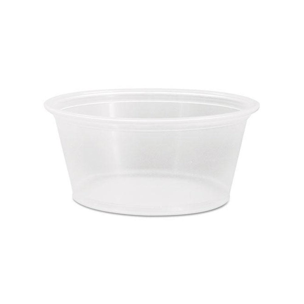 Conex Complements Portion/Medicine Cups, 3.25 oz, Plastic, Clear, 125/Bag, 20 Bags/Carton. Picture 1