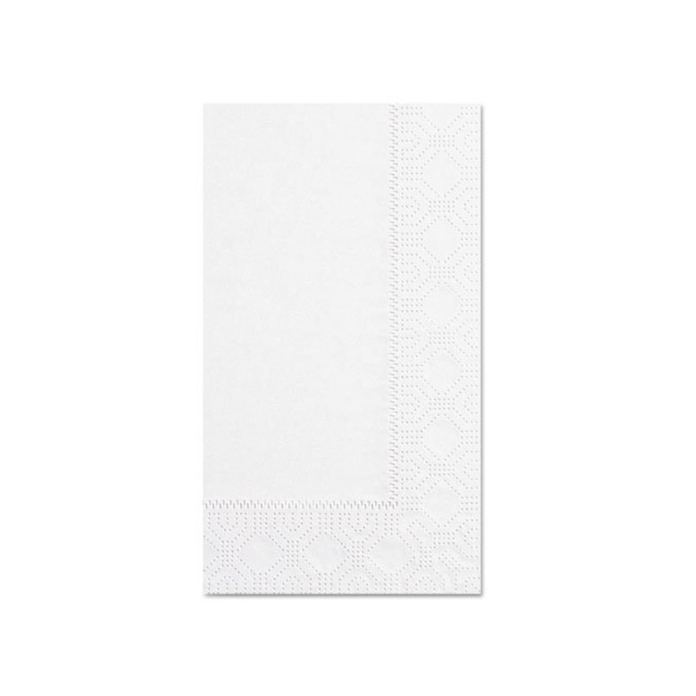 Dinner Napkins, 2-Ply, 15 x 17, White, 1,000/Carton. Picture 1