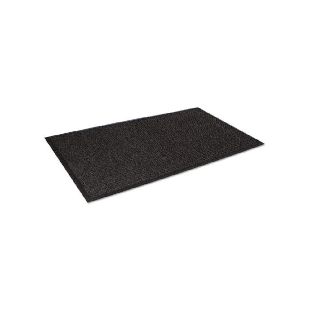Super-Soaker Wiper/Scraper Mat with Gripper Bottom, Rectangular, Charcoal Gray Loop Pile Surface, 36" x 10 ft. Picture 2