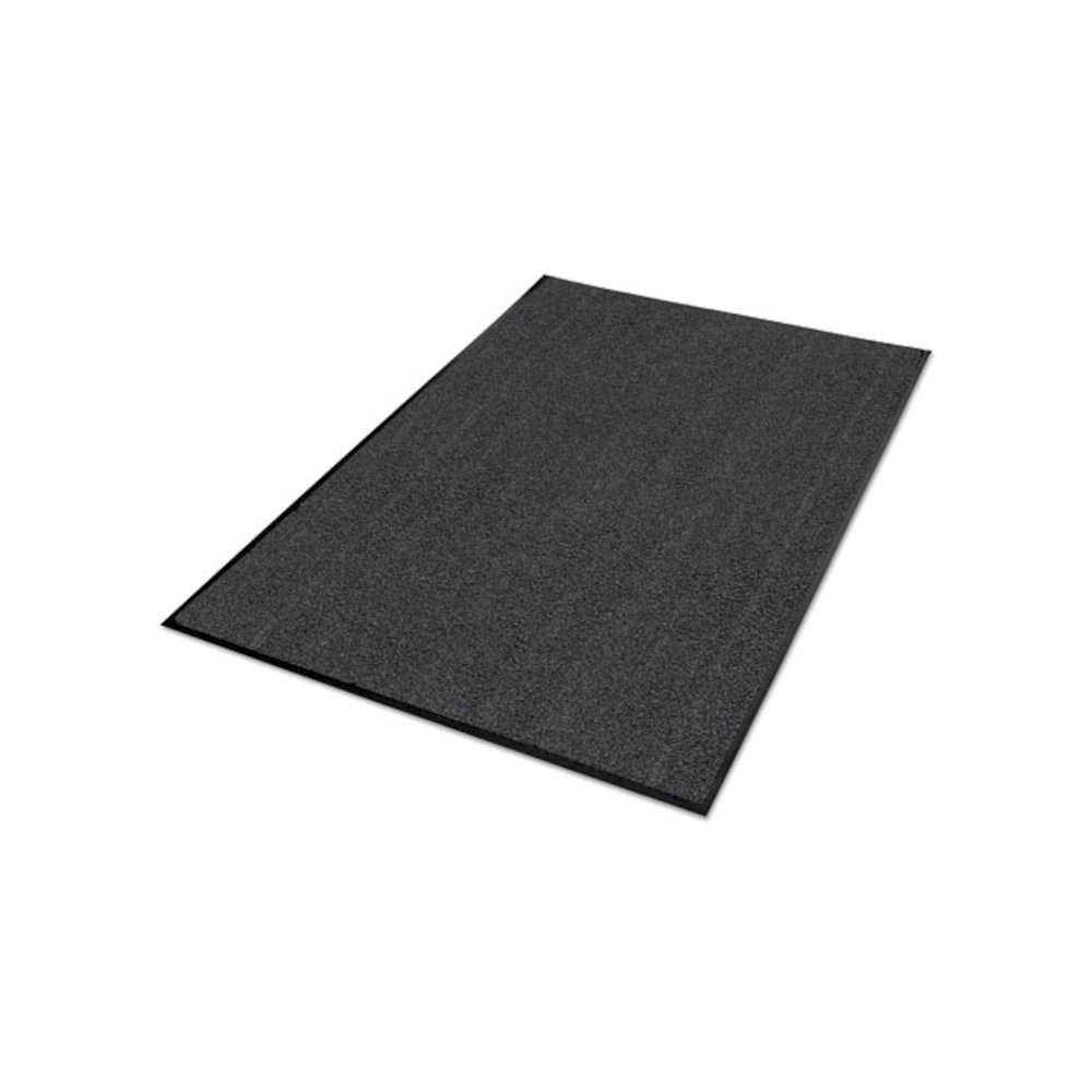 Platinum Series Walk-Off Indoor Wiper Mat, Rectangular, Gray Carpeted Surface, 48" x 72". Picture 3