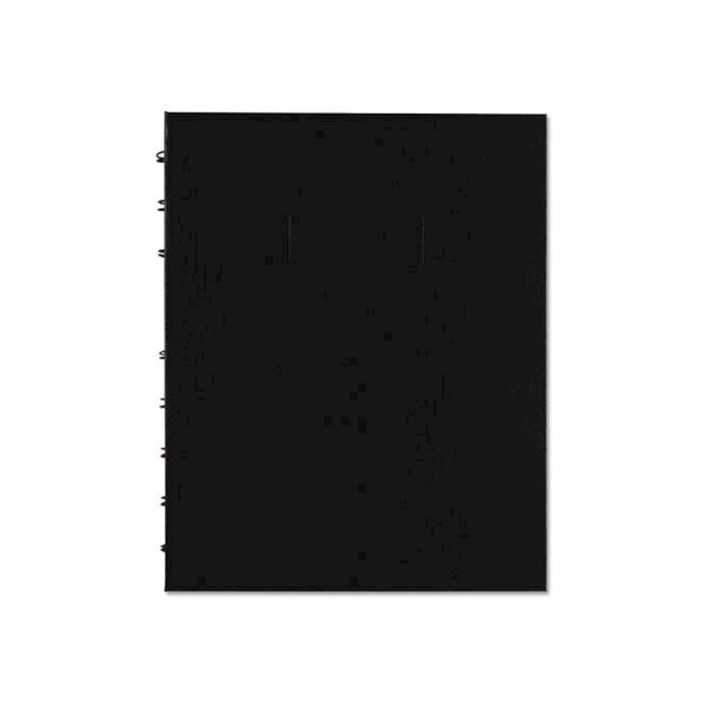 NotePro Quad Notebook, Data/Lab-Record Format with Narrow and Quadrille Rule Sections, Black Cover, (96) 9.25 x 7.25 Sheets. Picture 1