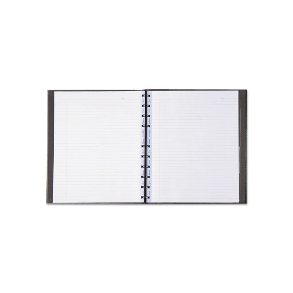 MiracleBind Notebook, 1-Subject, Medium/College Rule, Black Cover, (75) 11 x 9.06 Sheets. Picture 2