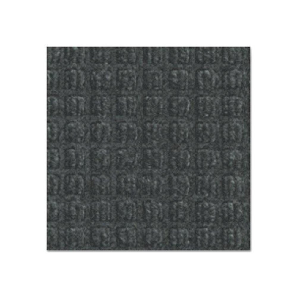 Super-Soaker Wiper/Scraper Mat with Gripper Bottom, Rectangular, Charcoal Gray Loop Pile Surface, 36" x 10 ft. Picture 3