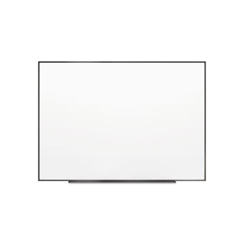 Fusion Nano-Clean Magnetic Whiteboard, 48" x 36", White Surface, Black Aluminum Frame. Picture 1