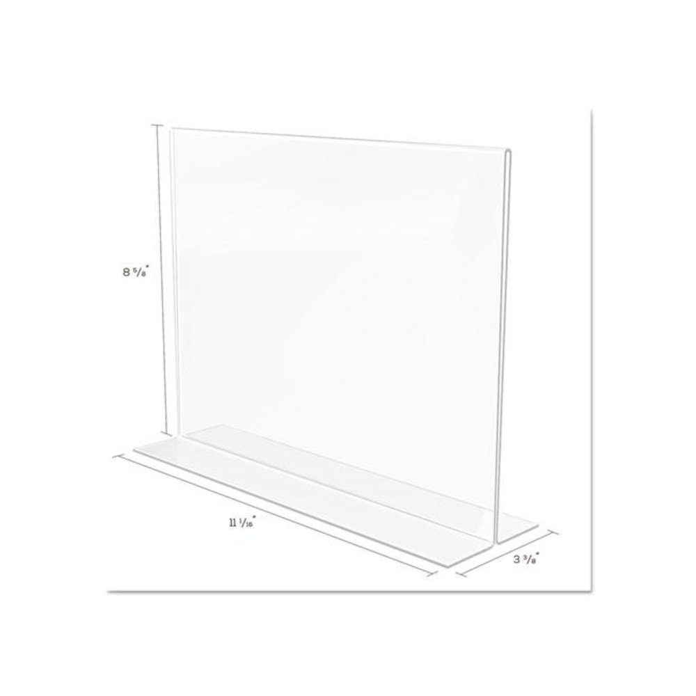 Classic Image Double-Sided Sign Holder, 11 x 8.5 Insert, Clear. Picture 5