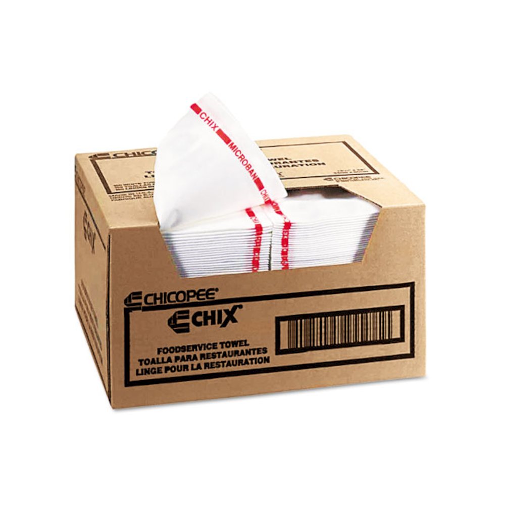 Reusable Food Service Towels, Fabric, 13 x 24, White, 150/Carton. Picture 2