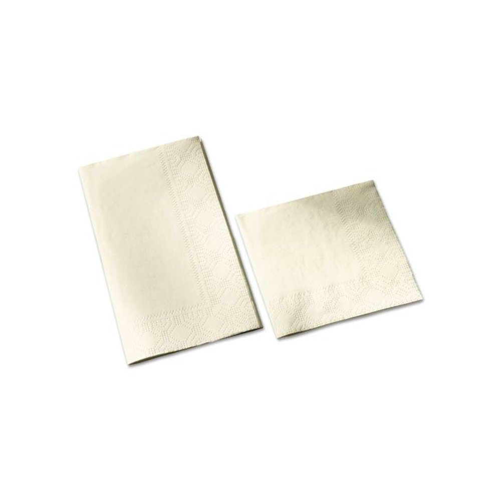 Dinner Napkins, 2-Ply, 15 x 17, White, 1,000/Carton. Picture 2