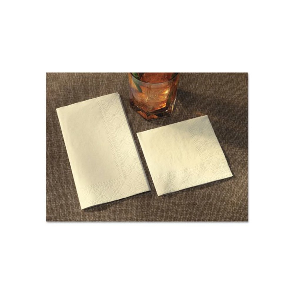 Dinner Napkins, 2-Ply, 15 x 17, White, 1,000/Carton. Picture 4
