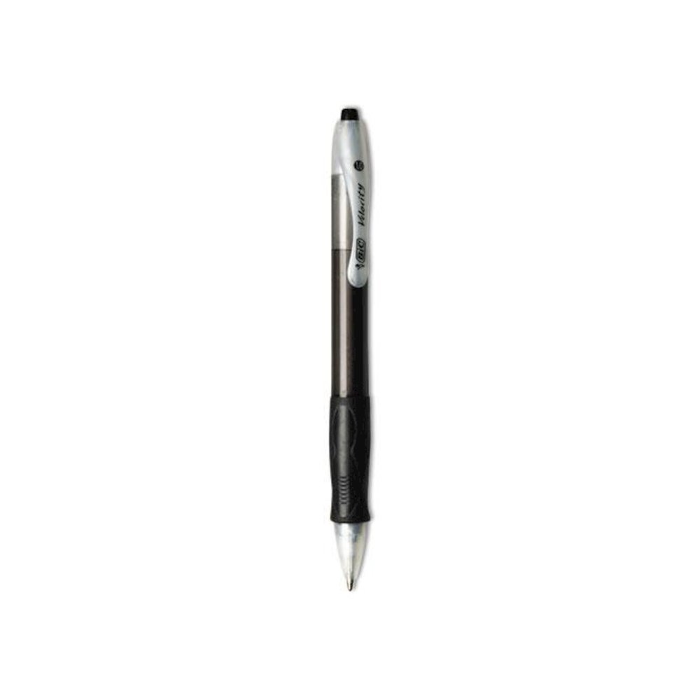 Velocity Easy Glide Ballpoint Pen Value Pack, Retractable, Medium 1 mm, Black Ink, Black Barrel, 36/Pack. Picture 2
