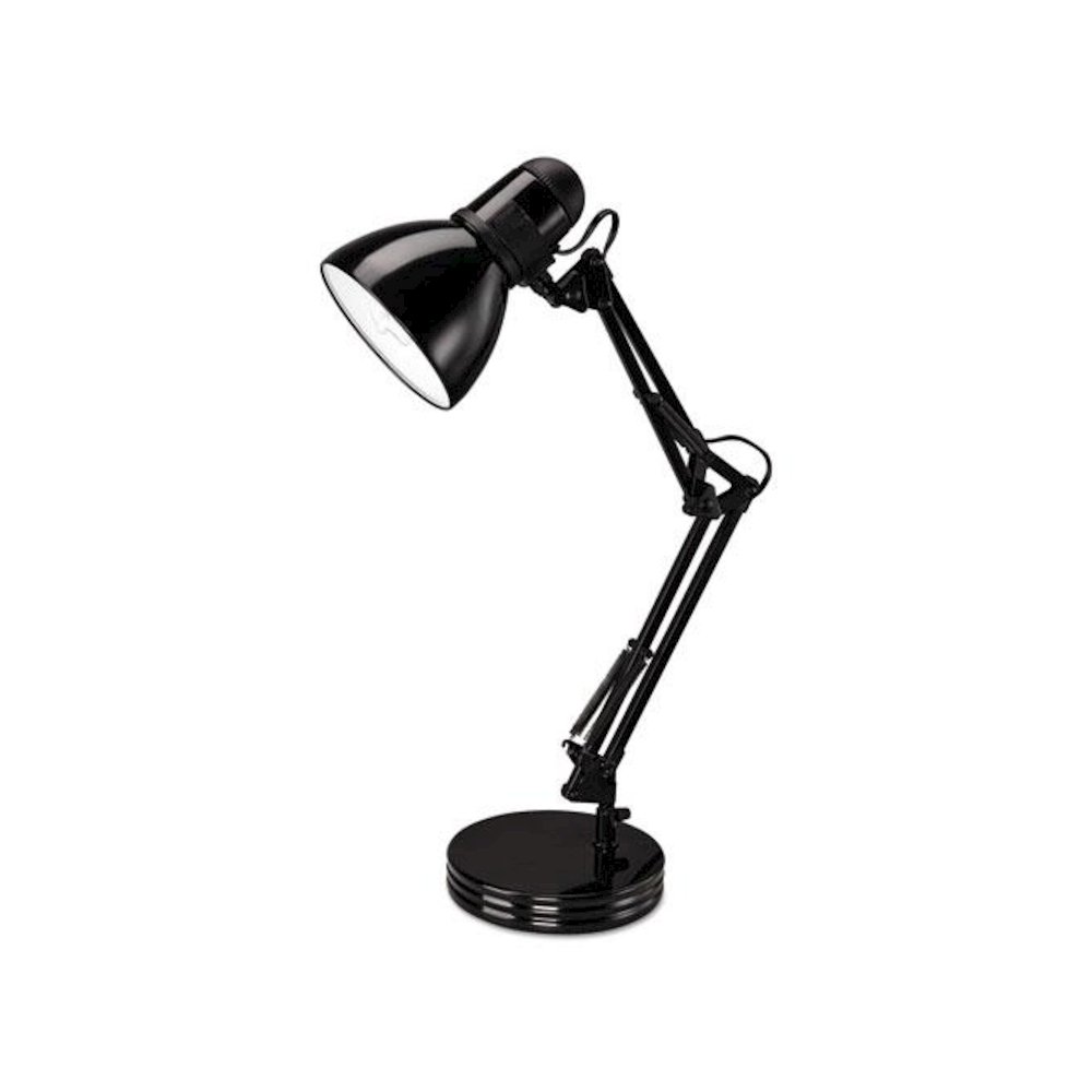 Architect Desk Lamp, Adjustable Arm, 6.75w x 11.5d x 22h, Black. Picture 2
