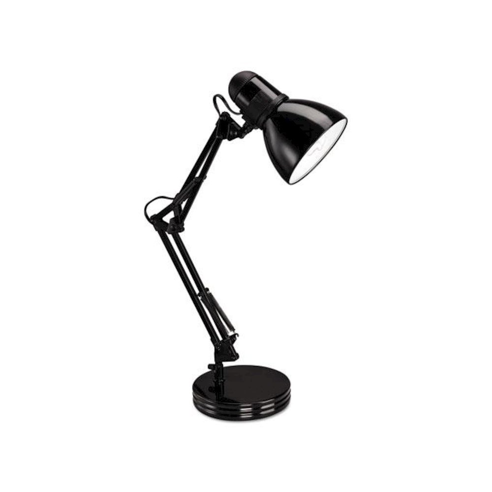 Architect Desk Lamp, Adjustable Arm, 6.75w x 11.5d x 22h, Black. Picture 3
