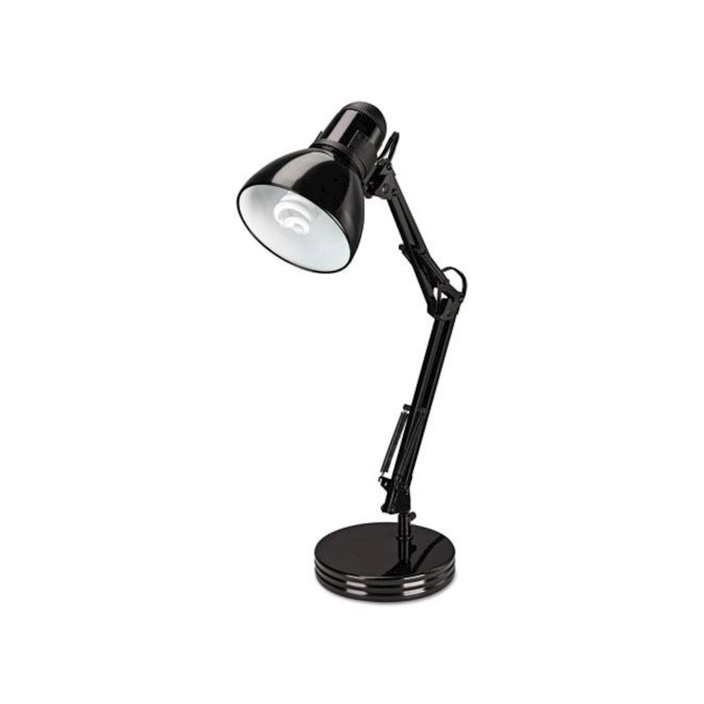 Architect Desk Lamp, Adjustable Arm, 6.75w x 11.5d x 22h, Black. Picture 1
