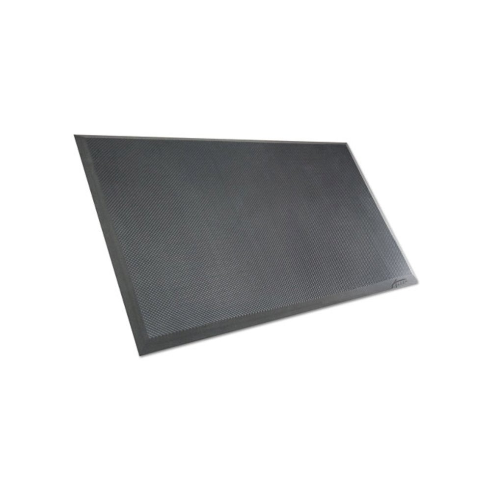 Alera AdaptivErgo Anti-Fatigue Mat, Rectangular, Black Molded Grid Surface, 19.4" x 33.2". Picture 2