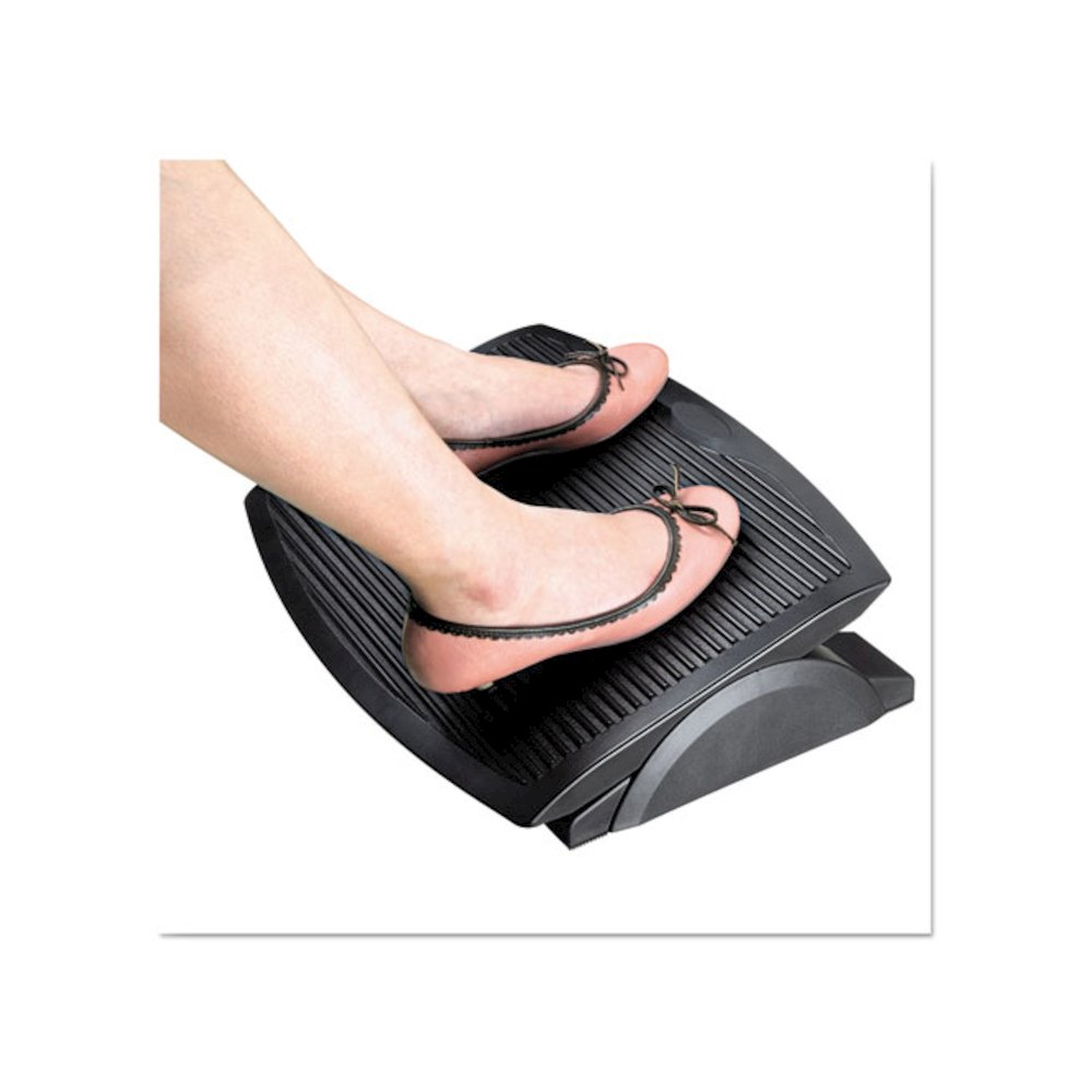 Ergo Tilt Footrest, 13.75w x 17.75d x 3.38 to 5.13h, Black. Picture 2
