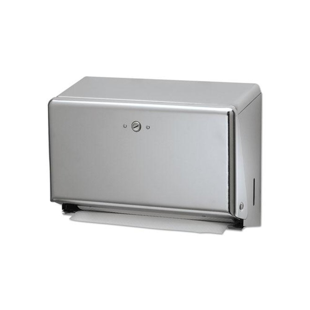 Mini C-Fold/Multifold Towel Dispenser, 11.13 x 3.88 x 7.88, Chrome. Picture 1