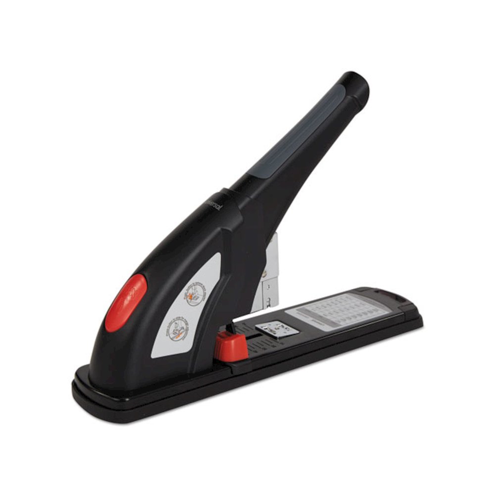 Heavy-Duty Stapler, 200-Sheet Capacity, Black/Graphite/Red. Picture 1