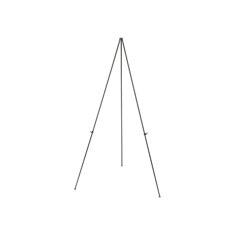 Ultra-Portable Instant Setup Foldaway Easel with Carry Bag, 61" Tall, Metal, Black, Supports Up to 10 lb. Picture 1