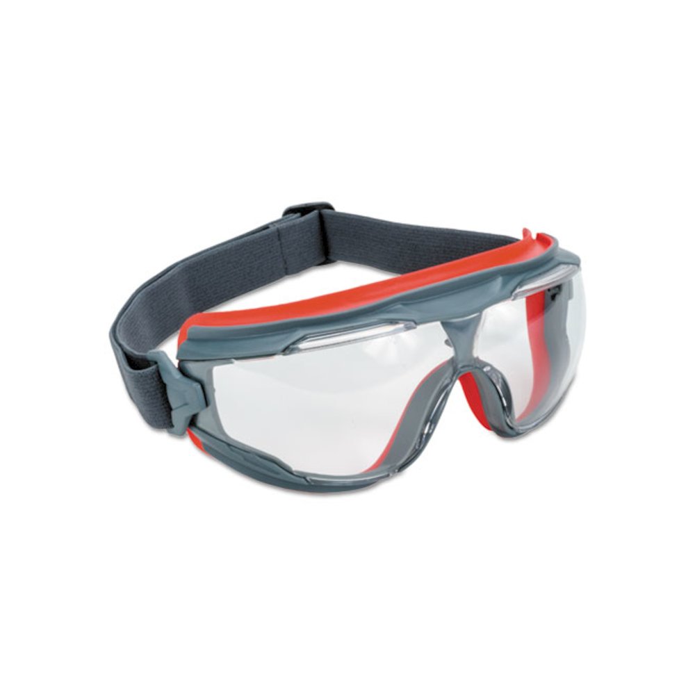 GoggleGear 500 Series Safety Goggles with Scotchgard Anti-fog Technology, Clear Lens, Gray Frame, 10/Carton. Picture 2