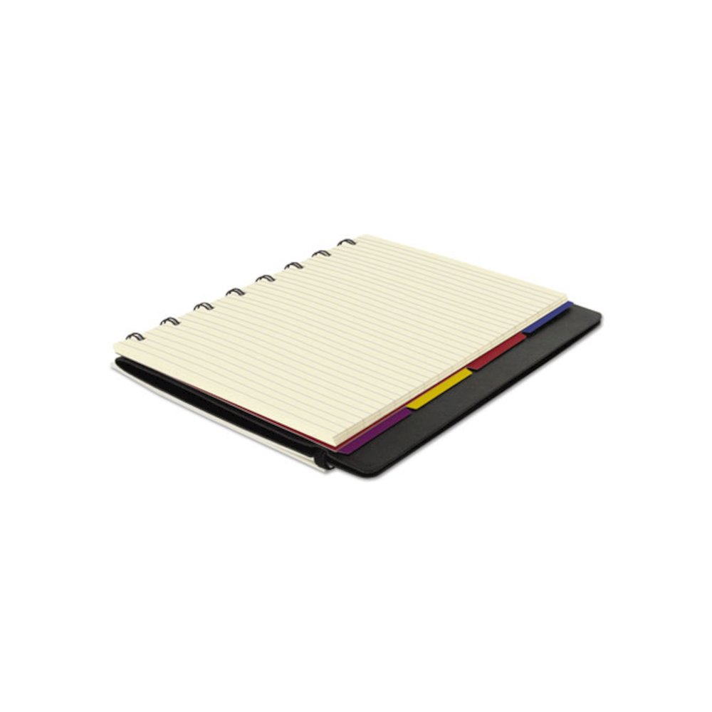 Notebook, 1-Subject, Medium/College Rule, Black Cover, (112) 8.25 x 5.81 Sheets. Picture 2