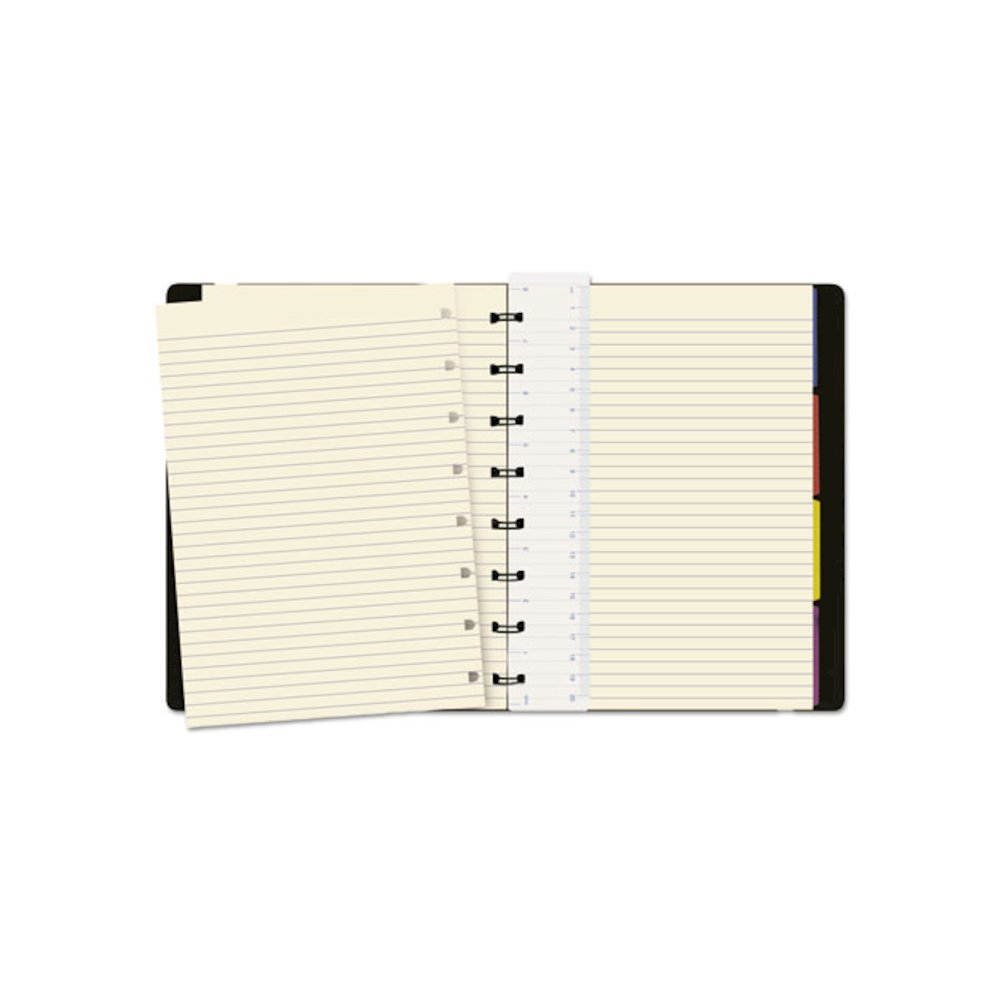 Notebook, 1-Subject, Medium/College Rule, Black Cover, (112) 8.25 x 5.81 Sheets. Picture 4