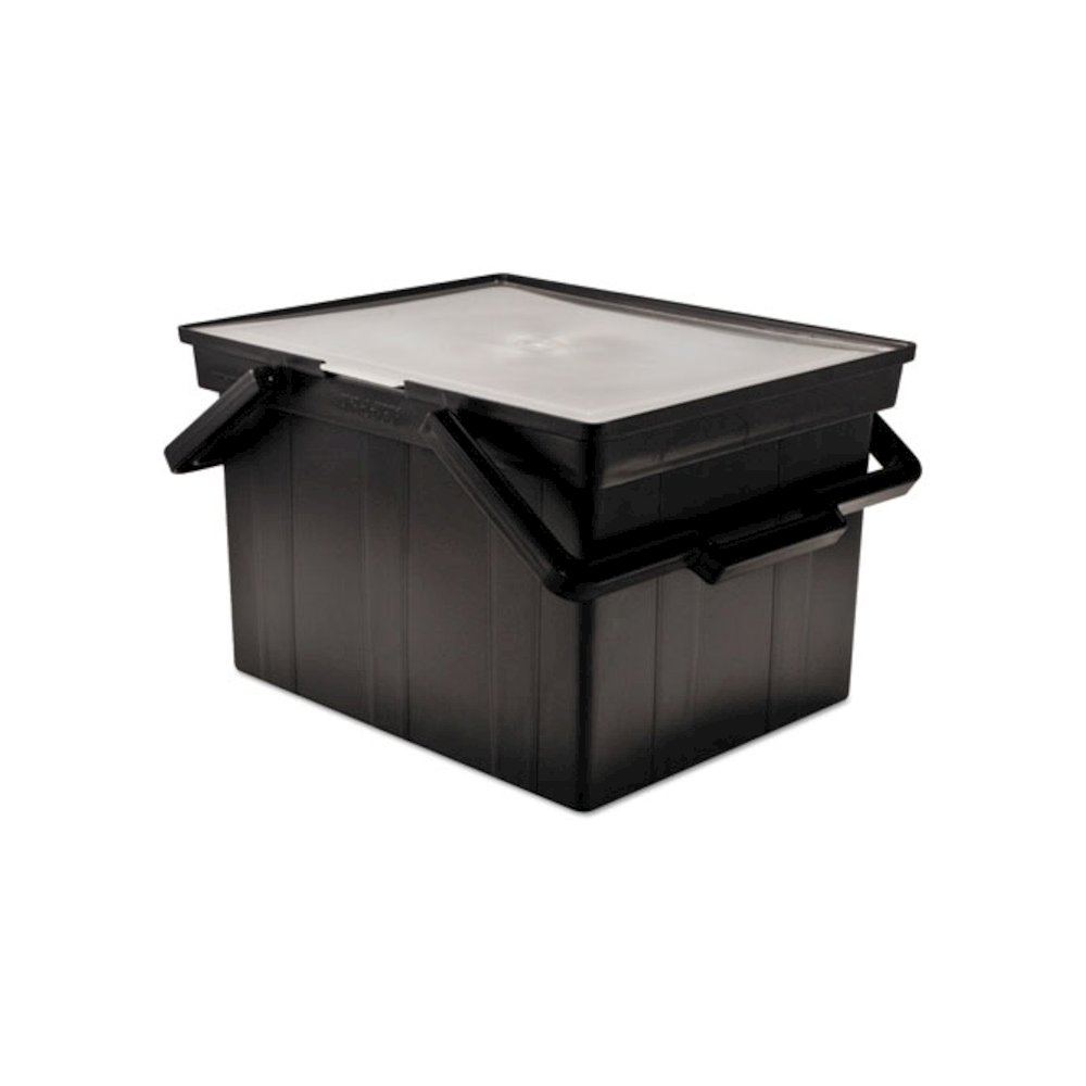 Companion Portable File, Letter/Legal Files, 17" x 14" x 11", Black. Picture 1