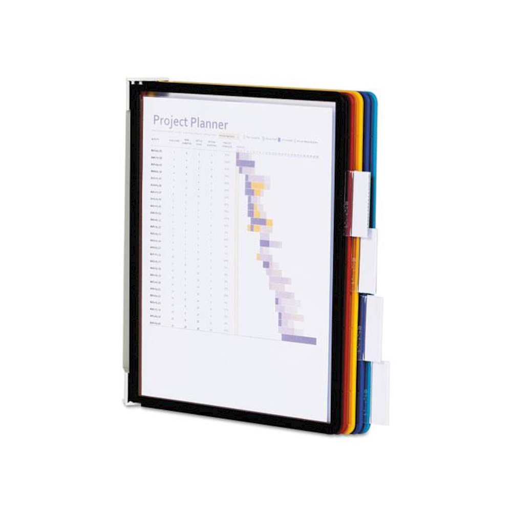 VARIO Magnetic Wall Reference System, 5 Panels, 10 Pockets, Assorted Borders. Picture 3