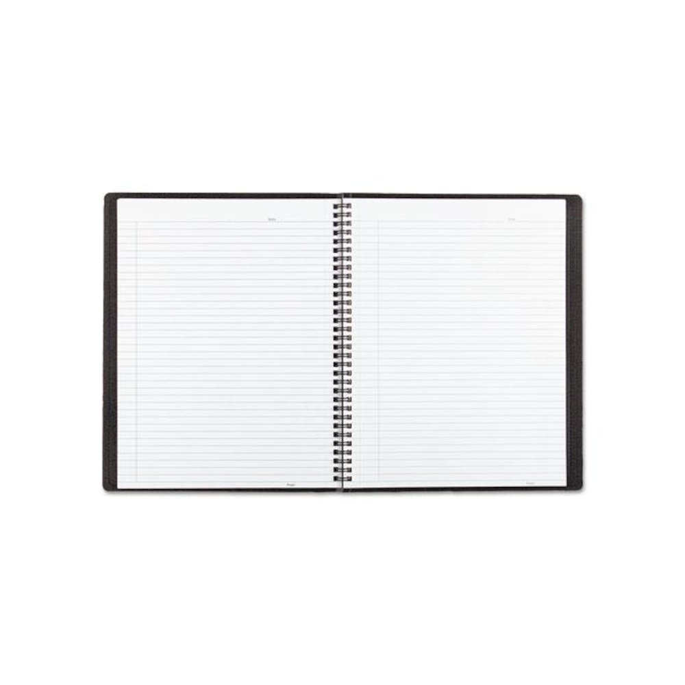 Duraflex Poly Notebook, 1-Subject, Medium/College Rule, Black Cover, (80) 11 x 8.5 Sheets. Picture 2