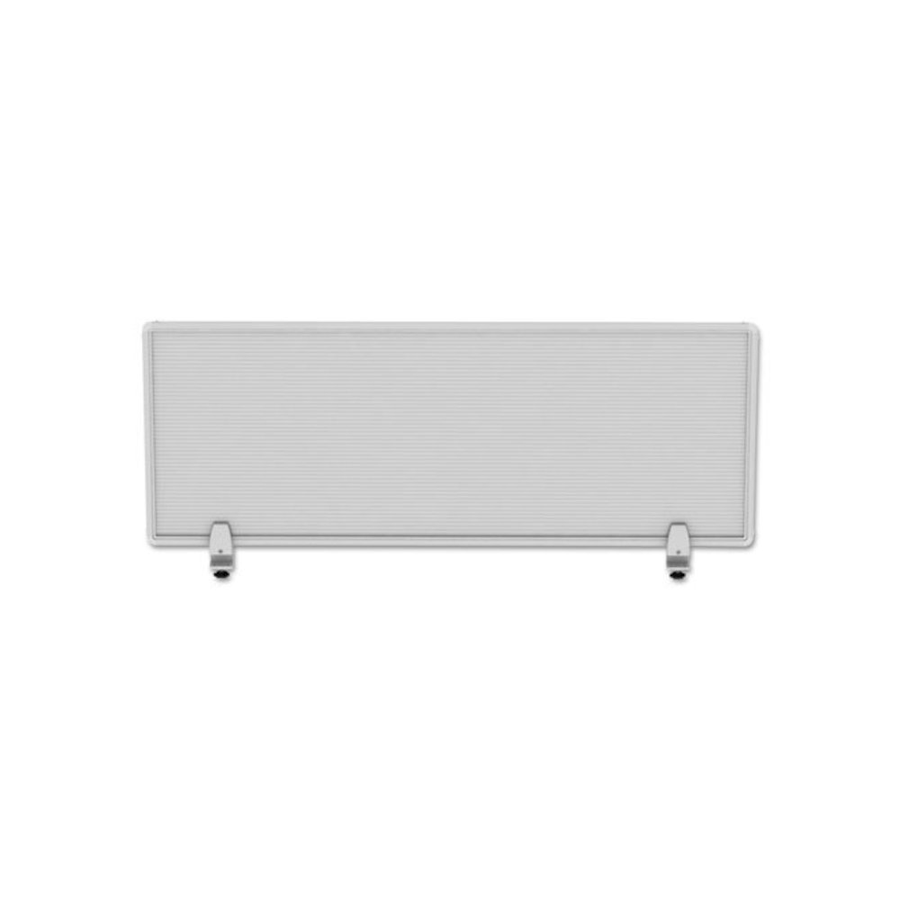 Polycarbonate Privacy Panel, 47w x 0.5d x 18h, Silver/Clear. Picture 3