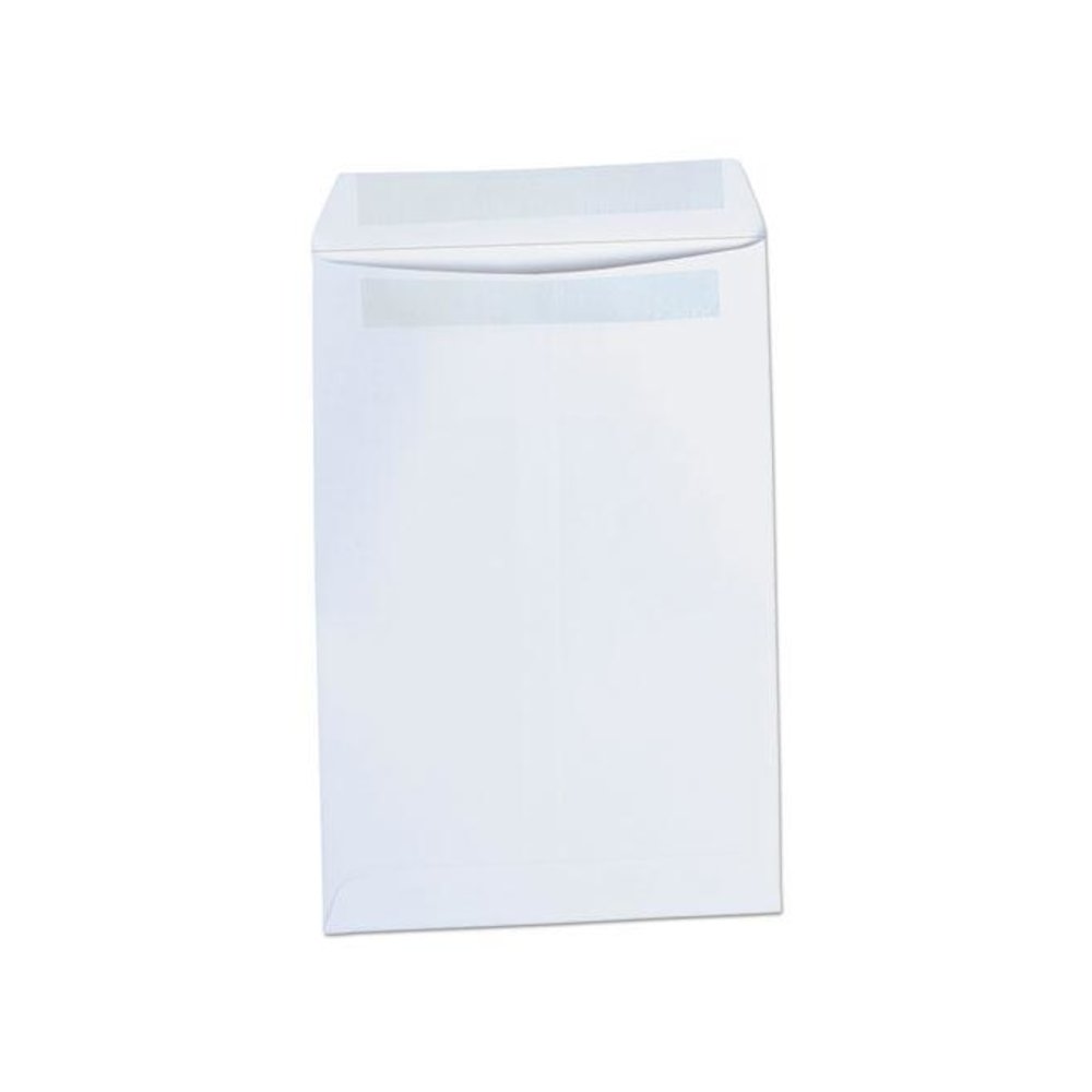 Self-Stick Open End Catalog Envelope, #1, Square Flap, Self-Adhesive Closure, 6 x 9, White, 100/Box. Picture 1